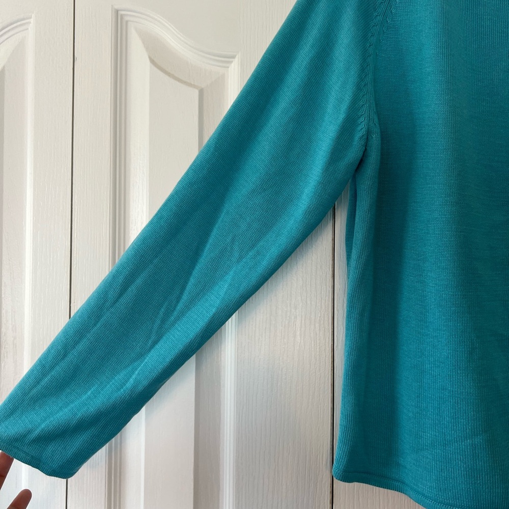 Blue Parrot Embroidered Sweater - Picture 10 of 13